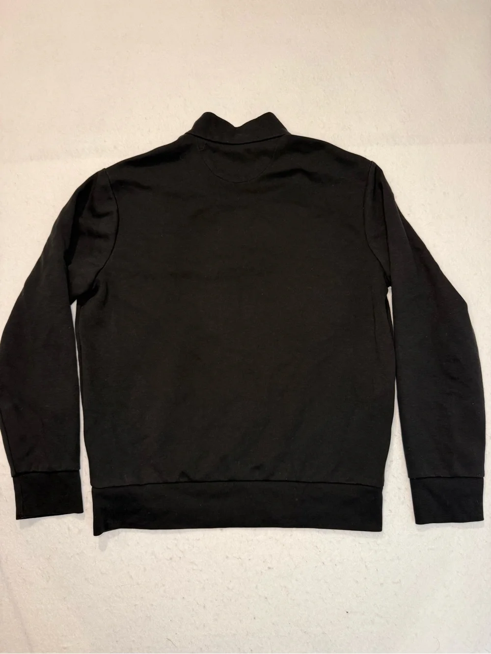 Ralph Lauren Black Quarter-Zip Men's Sweater